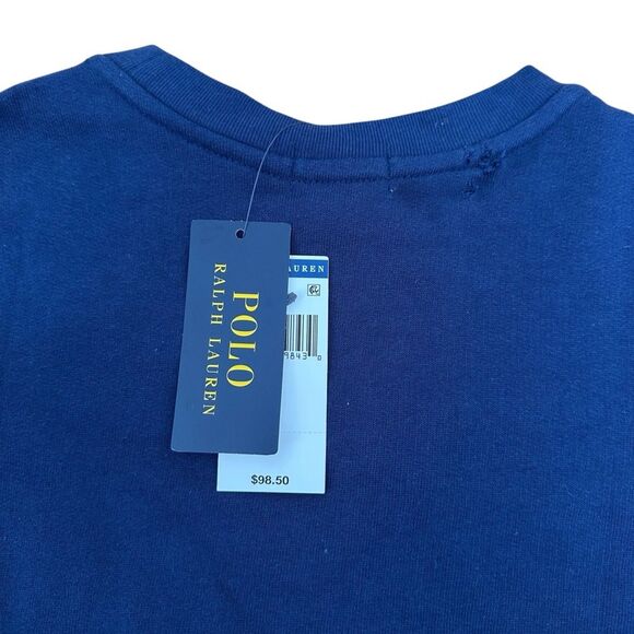 Ralph Lauren Polo Lunar New Year Dragon Fleece Sweatshirt Size 5 Navy Blue New - Picture 7 of 8